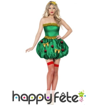 Déguisement noel arbre sexy
