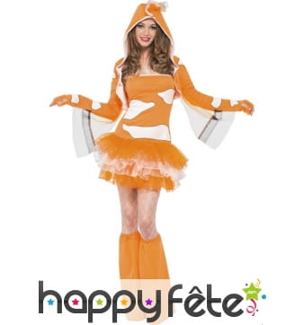 Deguisement poisson clown pour femme