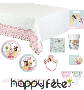 Déco Princesses Disney pour table d'anniversaire