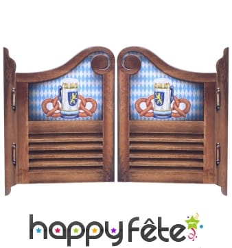 Décor porte de saloon Oktoberfest