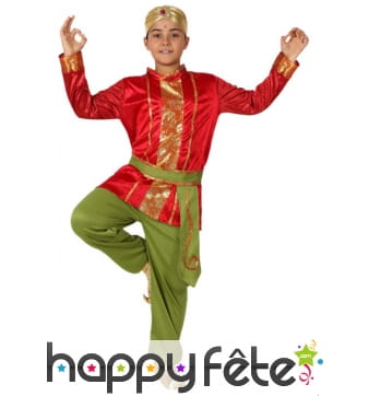 Déguisement petit danseur de bollywood