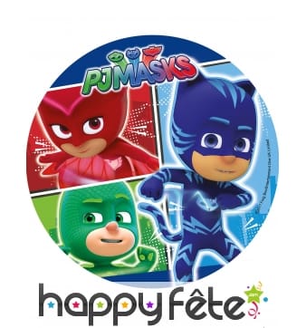 Disque Pyjamasques en azyme de 21cm