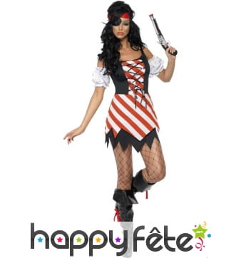 Déguisement pirate femme sexy lignes