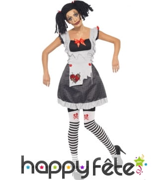 Déguisement poupée halloween