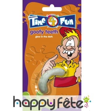 Dents phosphorescentes imbécile