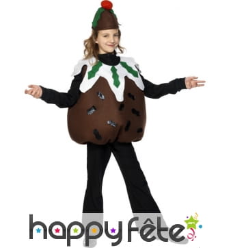 Déguisement pudding noel enfant