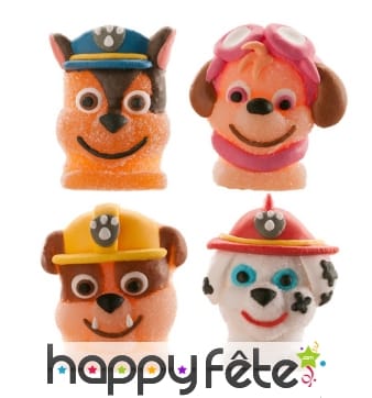 Décoration Pat Patrouille en gélatine