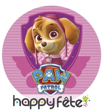 Disque Pat Patrouille de 20cm en azyme