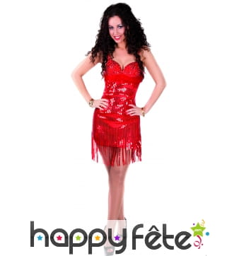 Déguisement paradise rouge