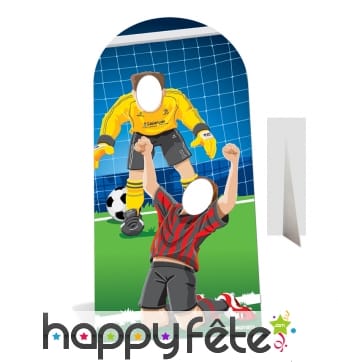 Double passe tête gardien et attaquant