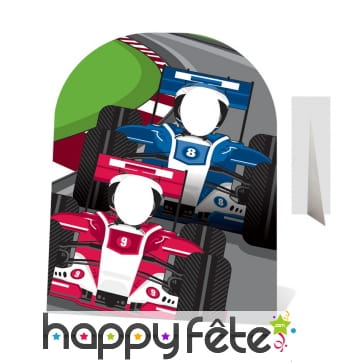 Double passe-têtes pilotes de formule 1