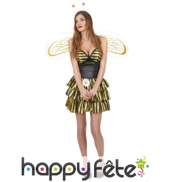 Déguisement sexy d'abeille pour femme