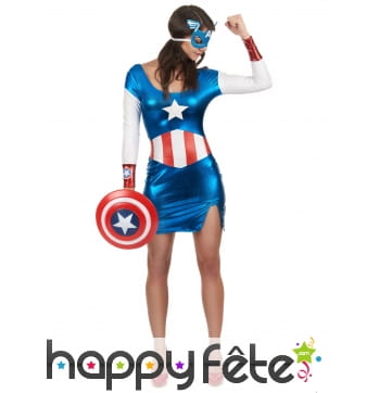 Déguisement sexy de Captain Girl