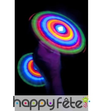 Double spinner lumineux