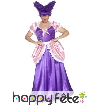 Déguisement soeur moche violet