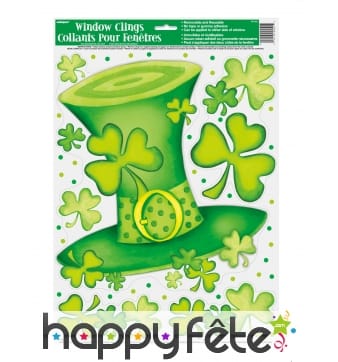 Déco St Patrick pour fenêtre