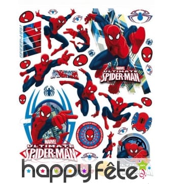 Décos Spiderman pour fenêtres, 42x30 cm