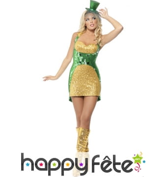 Déguisement saint patrick vert jaune