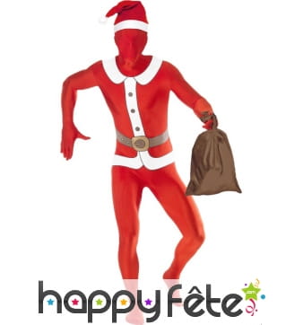 Déguisement seconde peau pere noel
