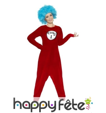 Déguisement Thing 1 or Thing 2 pour adulte