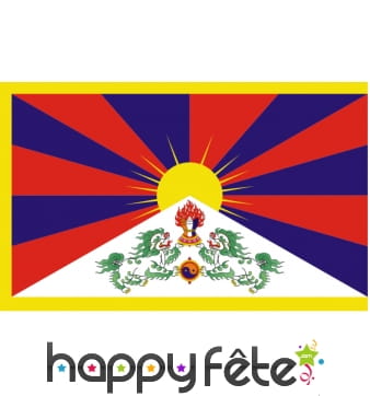 Drapeau Tibet (40x50)