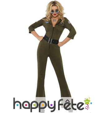 Déguisement top gun femme sexy