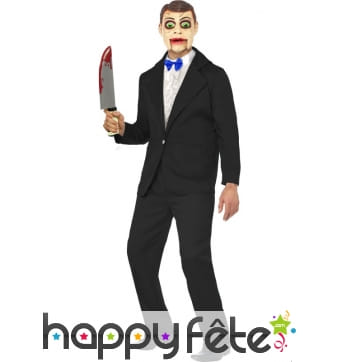 Déguisement ventriloque homme