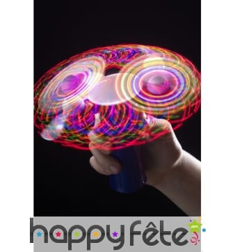 Double ventilateur lumineux