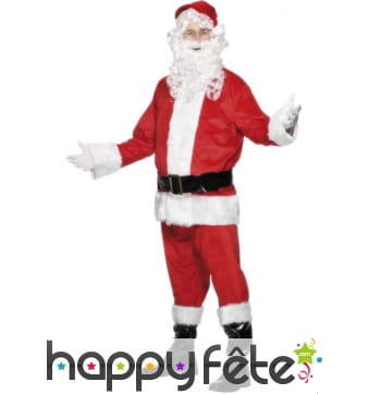 Déguisement velour pere noel