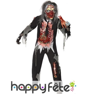 Déguisemment zombie homme sang