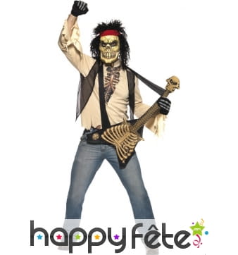 Déguisement zombie rockeur