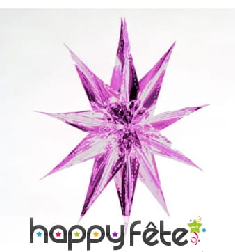 Etoile à suspendre violette