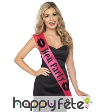 Écharpe enterrement de vie de jeune fille