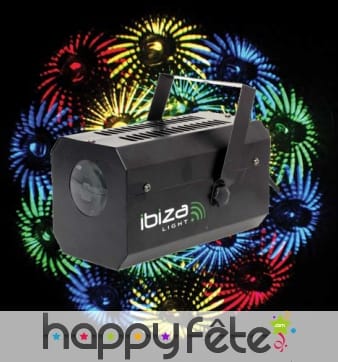 Effet gobo color moon