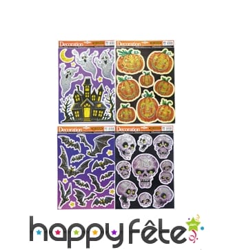 Electrostatiques halloween fluorescents