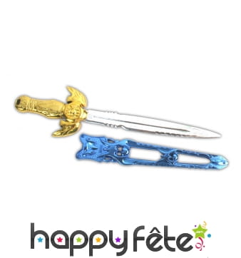 Épée moyen age de 29 cm avec fourreau