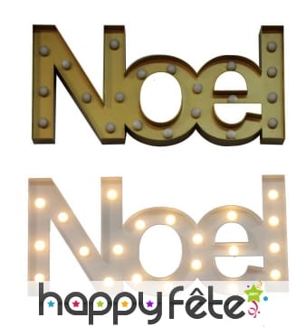 Enseigne Noël lumineuse led