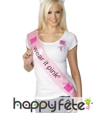 écharpe wear it pink