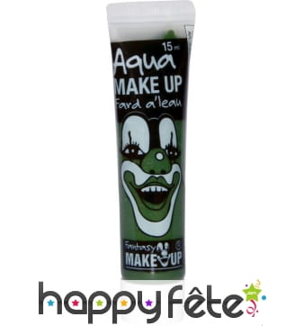 Fard à l'eau vert en tube 15 ml