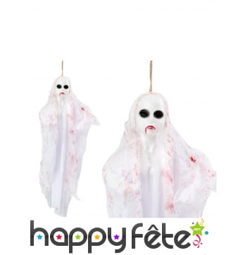 Fantôme blanc à suspendre de 50 cm