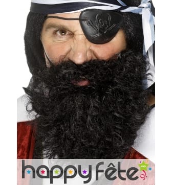 Fausse barbe de pirate avec elastique
