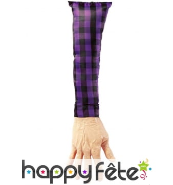 Faux bras en mousse et plastique