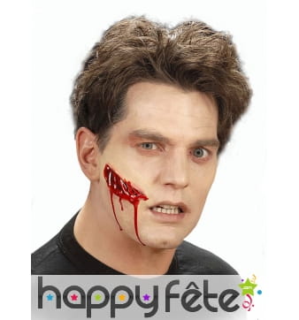 Fausse coupure avec colle