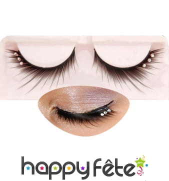 Faux cils noirs (vendus sans colle)