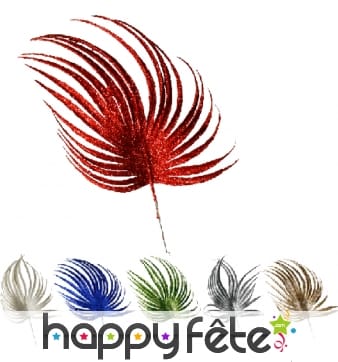 Feuille de palmier à paillettes