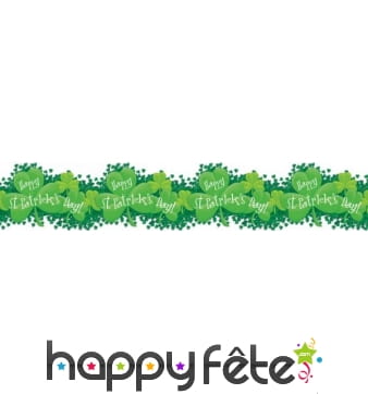 Frise de trèfles happy saint Patrick