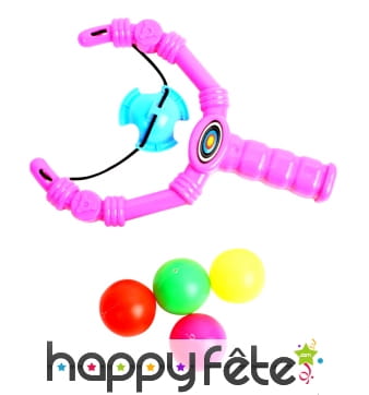 Fronde en plastique avec balles