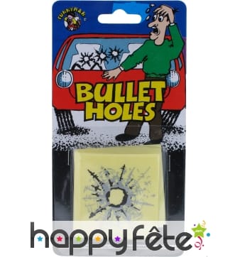 Faux impact de balle