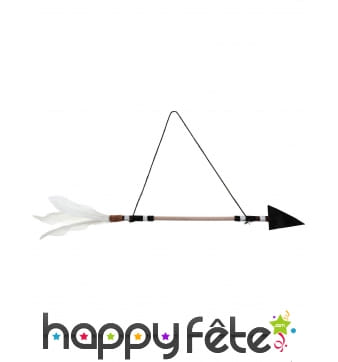 Flèche indienne directionnelle à suspendre de 47cm