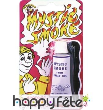 Fumee magique apparait au bout des doigts